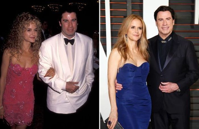 Джон Траволта с супругой 25 лет назад и сейчас. / Фото: www.smiexpress.ru Джон Траволта с супругой 25 лет назад и сейчас. / Фото: www.smiexpress.ru