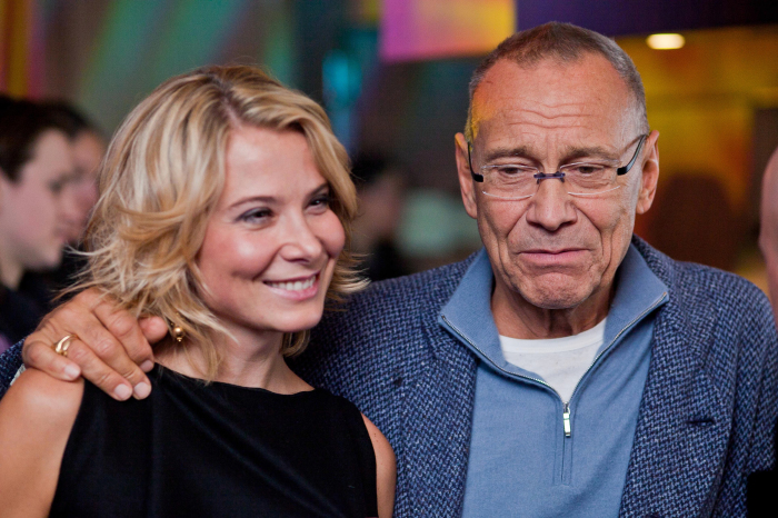 Андрей Кончаловский и Юлия Высоцкая Андрей Кончаловский и Юлия Высоцкая