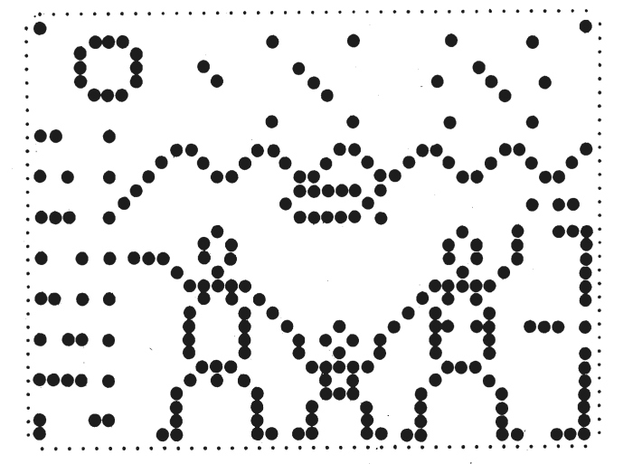 Язык линкос: главные графические знаки - точки. Язык линкос: главные графические знаки - точки.