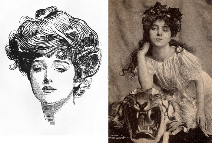 Девушка Гибсона - собирательный образ идеальной женской красоты. Девушка Гибсона - собирательный образ идеальной женской красоты.