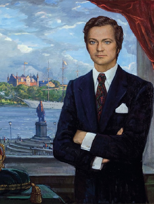 Портрет короля Швеции Карла XVI Густава. (1974) Автор: И.С. Глазунов Портрет короля Швеции Карла XVI Густава. (1974) Автор: И.С. Глазунов