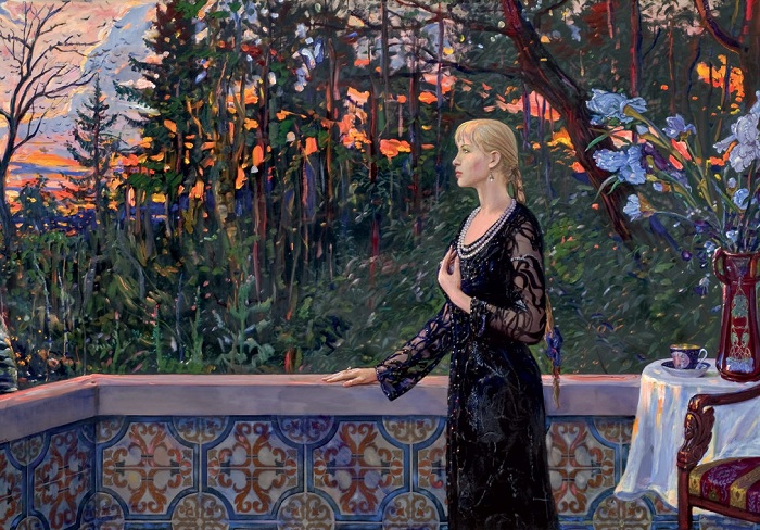 Портрет Инессы Орловой. «Канун». 1917год (2003). Автор: И.С. Глазунов Портрет Инессы Орловой. «Канун». 1917год (2003). Автор: И.С. Глазунов