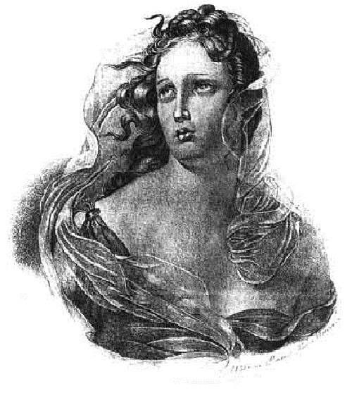 Ядвига Гусиковская. (1830). Автор: Т.Шевченко