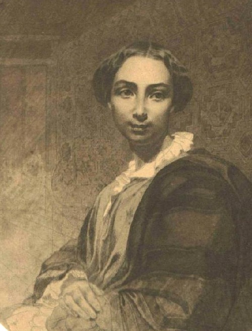 Агата Ускова. (1854). Автор: Т.Шевченко