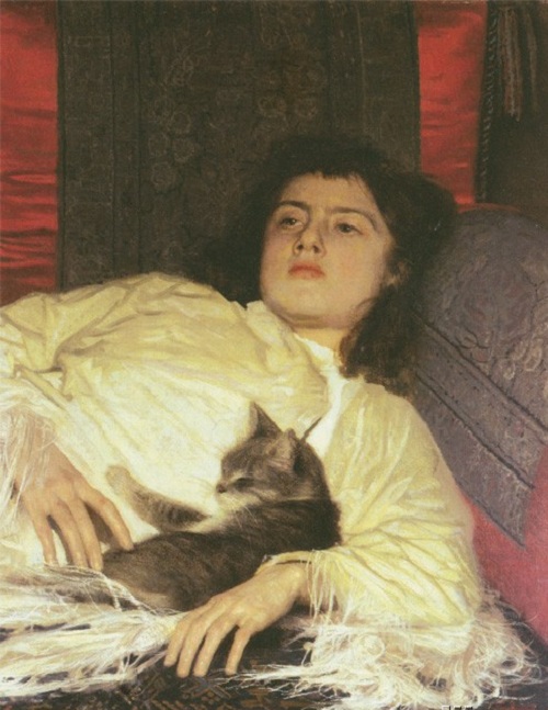 Девушка с кошкой (1882). Автор: И.Н.Крамской.| Фото: maxpark.com. Девушка с кошкой (1882). Автор: И.Н.Крамской.| Фото: maxpark.com.