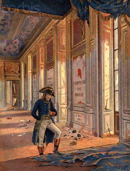 Наполеон во дворце Тюильри после разгрома. | Фото: dotart.info. Наполеон во дворце Тюильри после разгрома. | Фото: dotart.info.