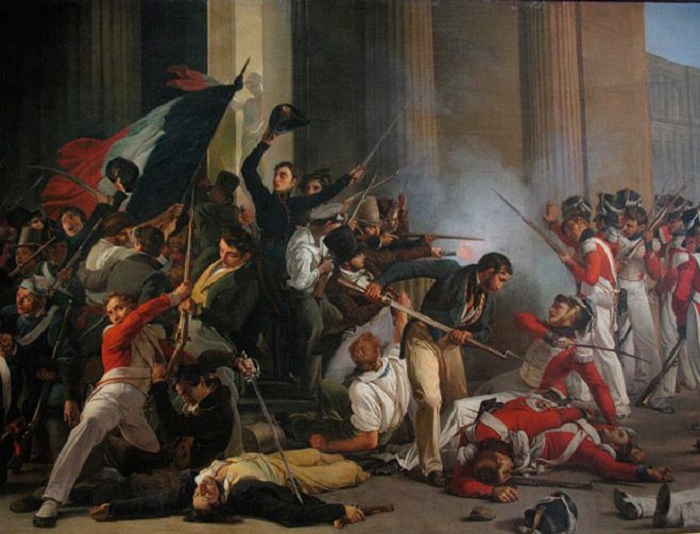 Взятие дворца Тюильри. | Фото: vparis.net. Взятие дворца Тюильри. | Фото: vparis.net.