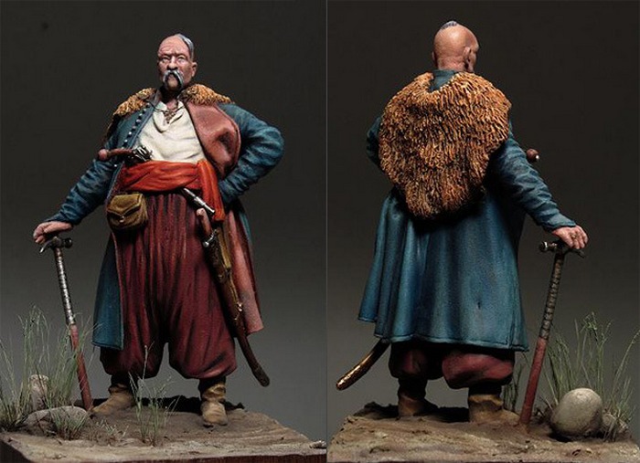 Запорожский казак в шароварах. Запорожский казак в шароварах.