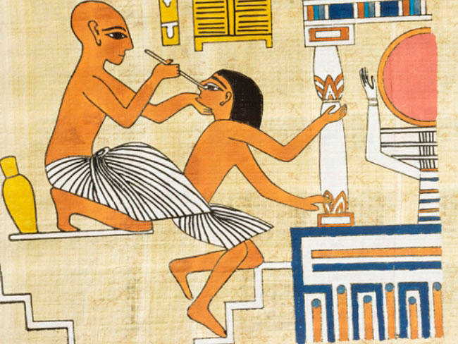 На приёме у древнего врача. На приёме у древнего врача.