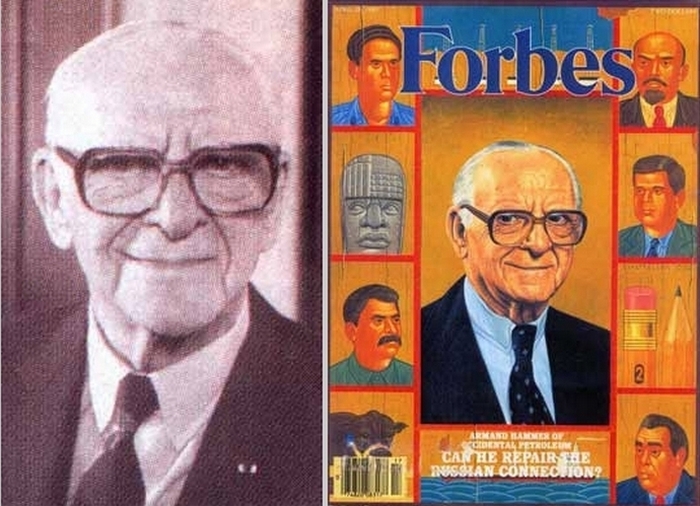 Арманд Хаммер на страницах журнала Форбс. Арманд Хаммер на страницах журнала Форбс.