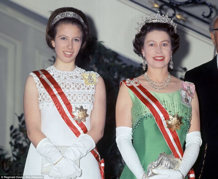 Принцесса Анна с матерью, 1969. Фото: www.dailymail.co.uk Принцесса Анна с матерью, 1969. Фото: www.dailymail.co.uk