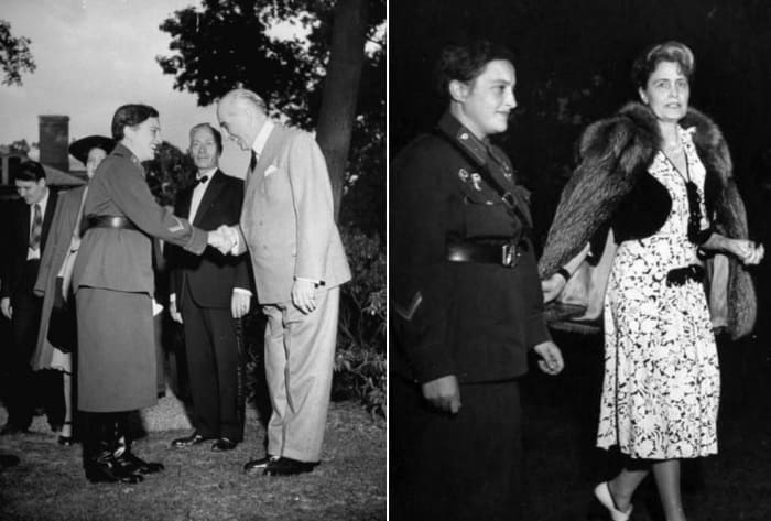 Людмила Павличенко с послом США в СССР и его женой | Фото: statehistory.ru