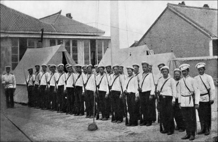 Десант русских моряков в Инкоу. | Фото: lib.rus.ec. Десант русских моряков в Инкоу. | Фото: lib.rus.ec.