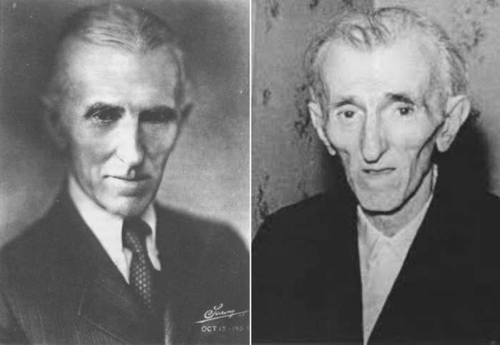 Никола Тесла, 1933 и 1943 гг. | Фото: teslauniverse.com Никола Тесла, 1933 и 1943 гг. | Фото: teslauniverse.com