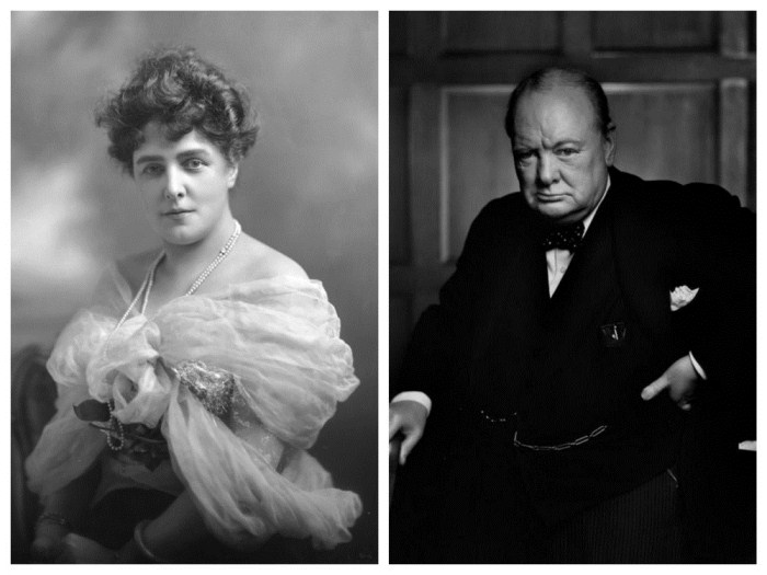 Дженни и Уинстон Черчилль. Дженни и Уинстон Черчилль.