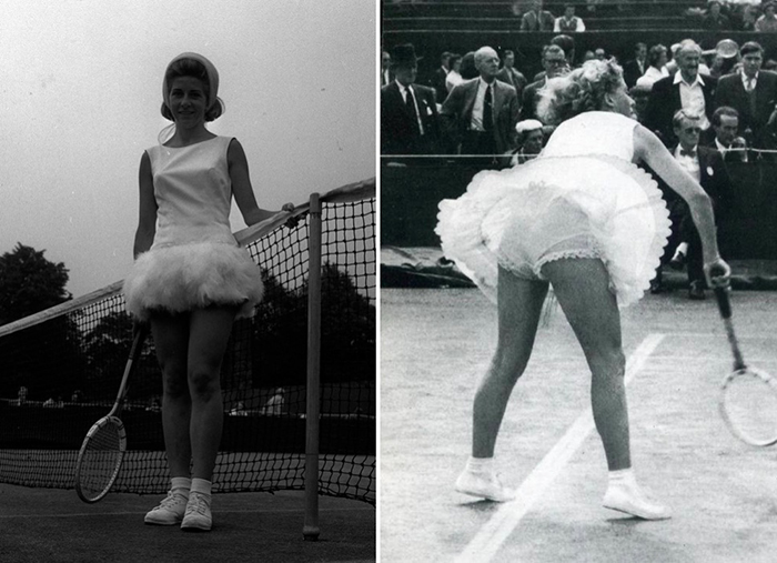 Наряды теннисисток постепенно становились все более откровенными. Наряды теннисисток постепенно становились все более откровенными.