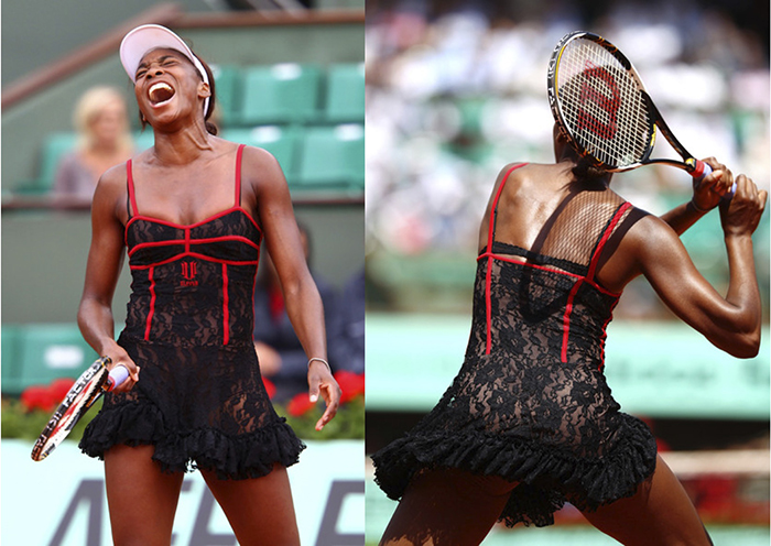 Американская теннисистка Винус Уильямс. Американская теннисистка Винус Уильямс.