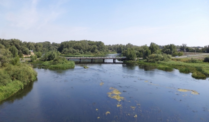 Река Урал и город Орск. Река Урал и город Орск.