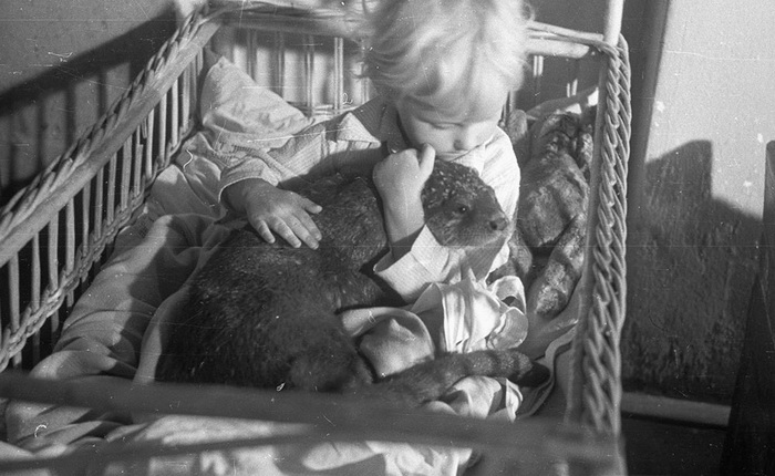 Терешка Жабинская, дочь Яна и Антонины, Варшава, 1947 г.