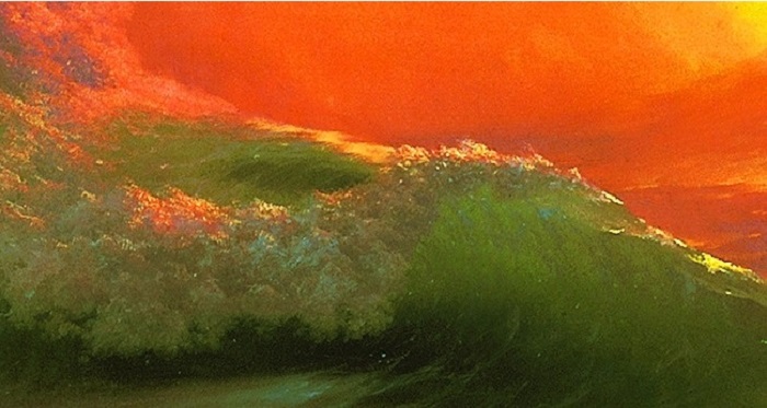 «Девятый вал», И. Айвазовский. Фрагмент. | Фото: abinform.ru. «Девятый вал», И. Айвазовский. Фрагмент. | Фото: abinform.ru.