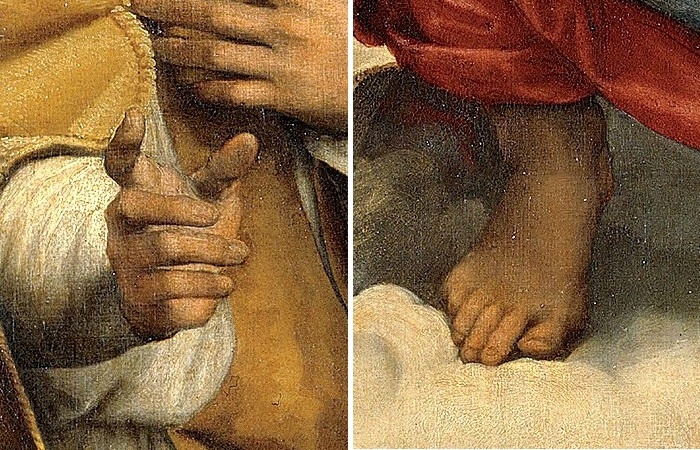 «Сикстинская Мадонна», Рафаэль. Фрагмент. «Сикстинская Мадонна», Рафаэль. Фрагмент.
