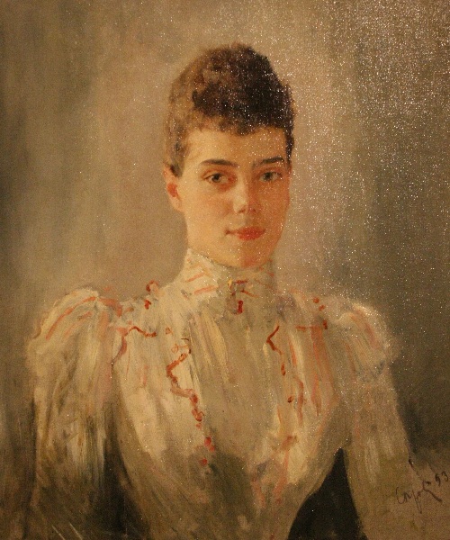 Портрет великой княжны Ксении Александровны. (1893). Псковский художественный музей. | Фото: livejournal.com.