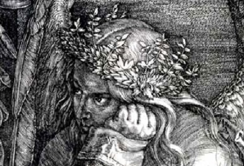 Фрагмент гравюры «Меланхолия I». Автор: А. Дюрер. ¦ Фото: kaplyasveta.ru. Фрагмент гравюры «Меланхолия I». Автор: А. Дюрер. ¦ Фото: kaplyasveta.ru.