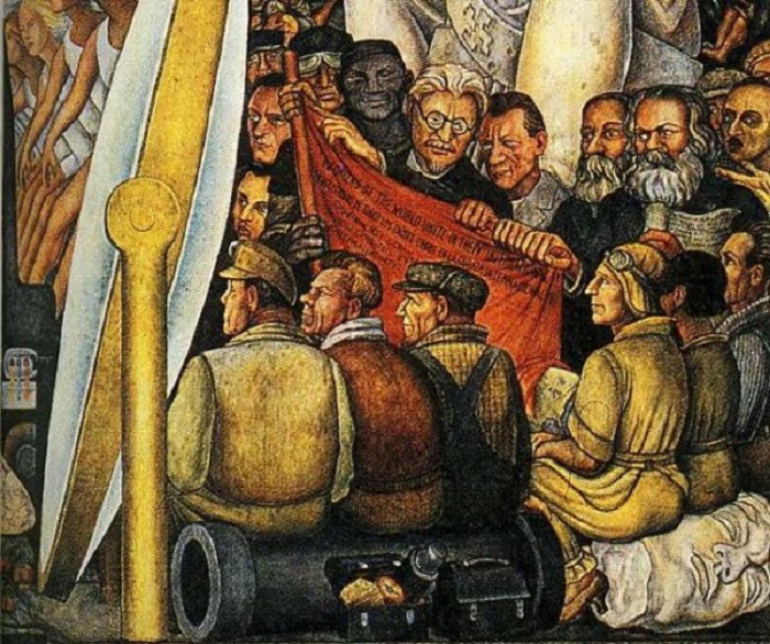 «Огненный крестоносец кисти» Диего Ривера: Грандиозный скандал вокруг фрески, не утихающий более 80 лет