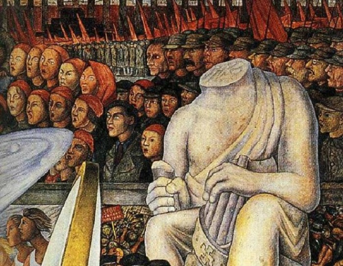 «Огненный крестоносец кисти» Диего Ривера: Грандиозный скандал вокруг фрески, не утихающий более 80 лет