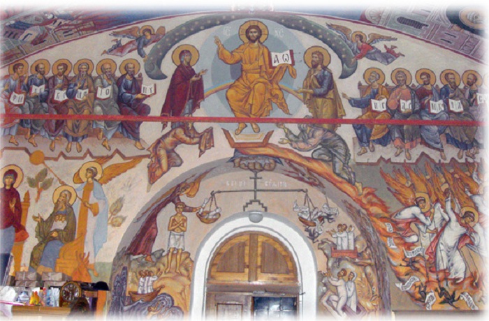 Сцена Страшного суда на фресках храма. | Фото: artchive.ru. Сцена Страшного суда на фресках храма. | Фото: artchive.ru.