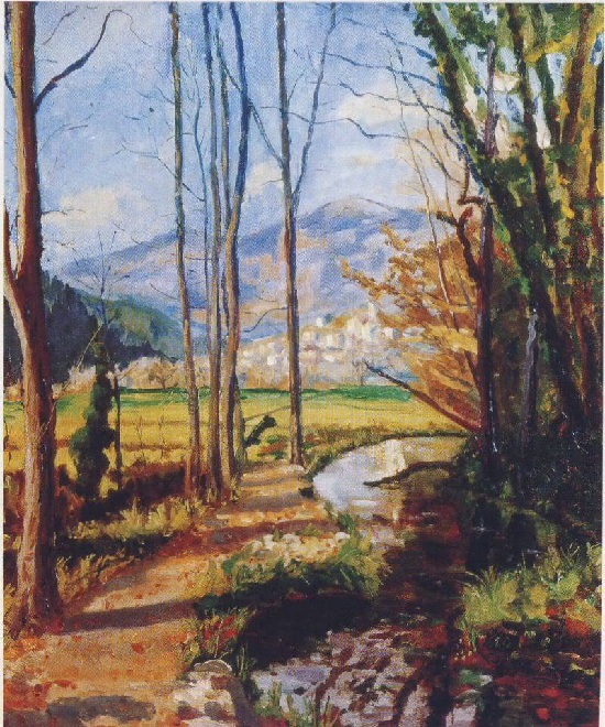 Вид на реку Вар. Франция. Автор: Уинстон Черчилль. | Фото: liveinternet.ru. Вид на реку Вар. Франция. Автор: Уинстон Черчилль. | Фото: liveinternet.ru.