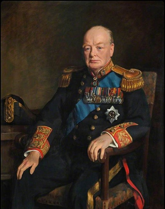 Уинстон Черчилль. Парадный портрет. | Фото: collections.rmg.co.uk Уинстон Черчилль. Парадный портрет. | Фото: collections.rmg.co.uk