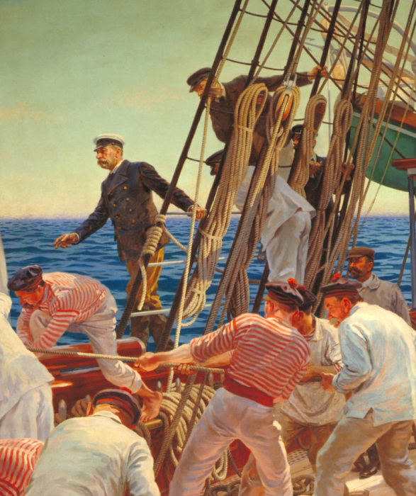 Альбер I на борту «Княгини Алисы». | Фото: fr.wikipedia.org. Альбер I на борту «Княгини Алисы». | Фото: fr.wikipedia.org.