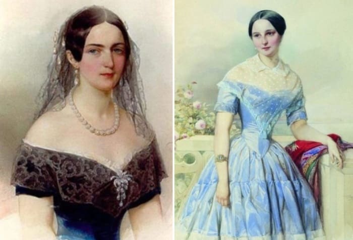 В. Гау. Портреты Авроры Демидовой-Шернваль | Фото: liveinternet.ru