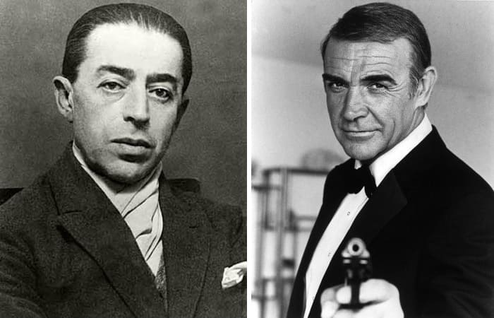 Один из вероятных прототипов Джеймса Бонда Сидней Рейли и Шон Коннери, воплотивший образ агента 007 на экране | Фото: odessa-memory.info и bigpicture.ru Один из вероятных прототипов Джеймса Бонда Сидней Рейли и Шон Коннери, воплотивший образ агента 007 на экране | Фото: odessa-memory.info и bigpicture.ru