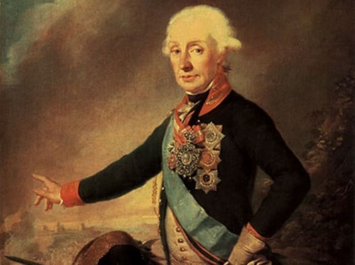 И. Крейцингер. Портрет А. В. Суворова в мундире гвардейского Преображенского полка, 1799 | Фото: knsuvorov.ru