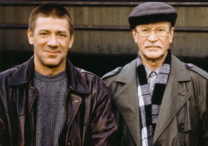 Актер вместе с отцом, Иваном Краско | Фото: kino-teatr.ru