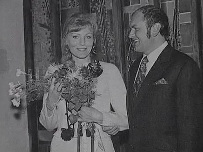 Анна Герман и Збигнев Тухольский в день свадьбы. / Фото: www.1001material.ru