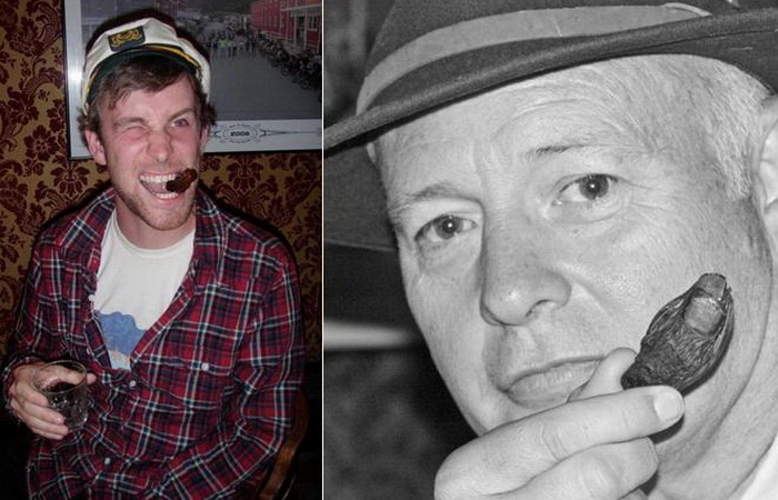 Коктейль *Гнилой палец* - визитная карточка одного из канадских баров. Коктейль *Гнилой палец* - визитная карточка одного из канадских баров.