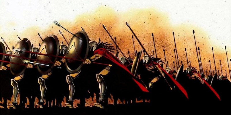 Подвиги «десяти тысяч» спартанцев