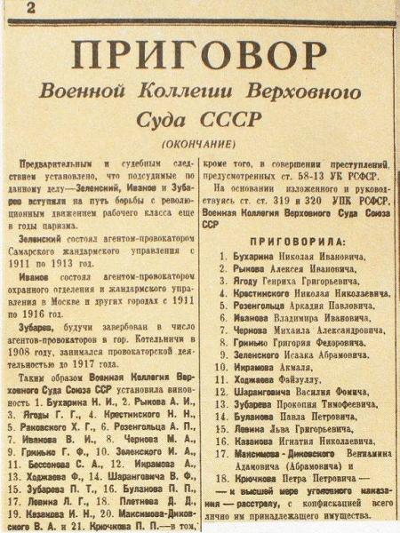 Загадка «великой чистки». Часть 2