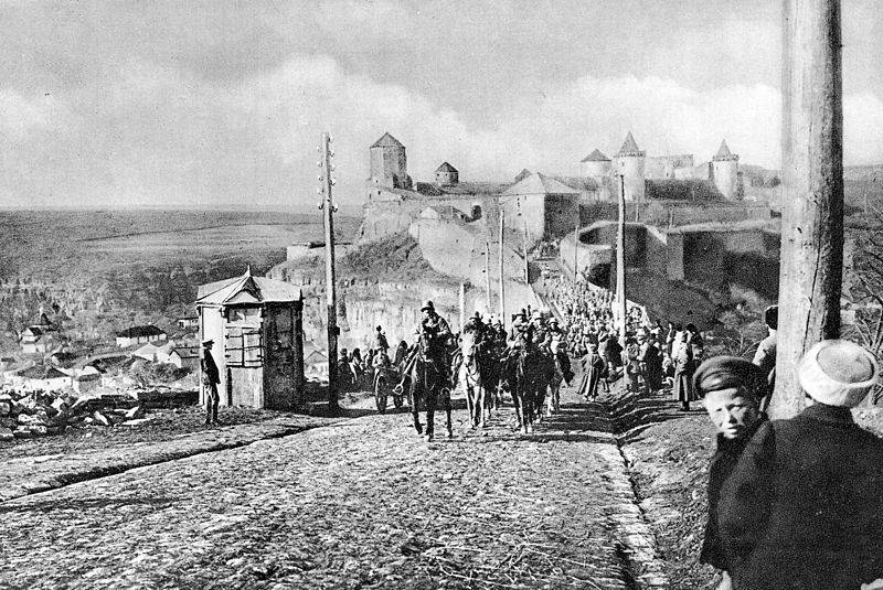 Как германцы оккупировали западную часть России