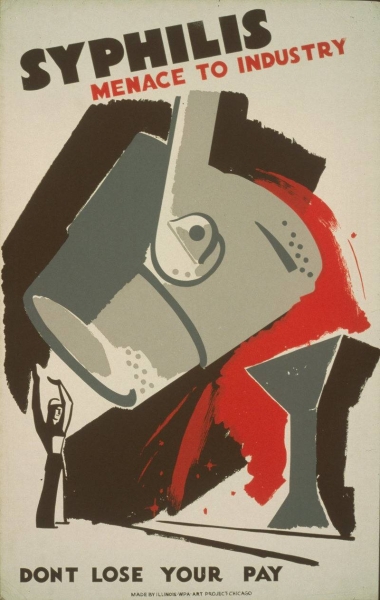 Американские агитационные плакаты военного времени, предостерегающие солдат от ЗППП