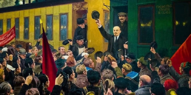 Пломбированный вагон Ильича