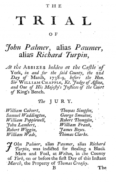 Дик Турпин, разбойник с большой дороги