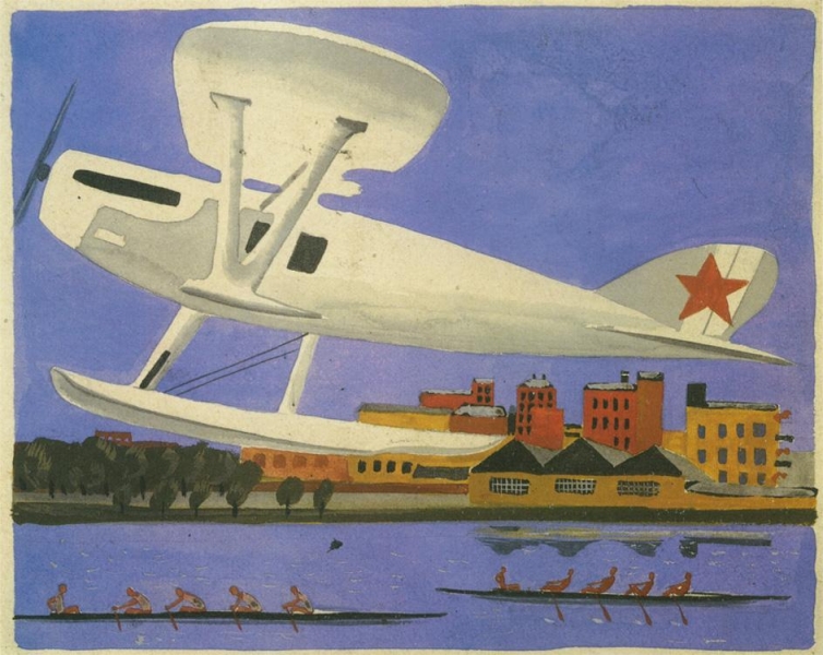 Дейнека и его любовь к авиации