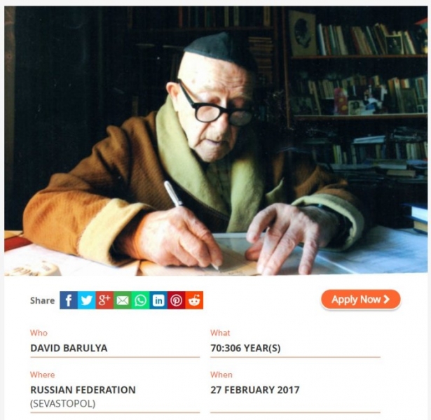 Книга рекордов Гиннесса: Мировые рекорды, поставленные россиянами за последние 5 лет