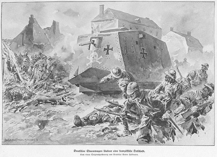 История стального «Мефистофеля» - единственного уцелевшего немецкого танка, воевавшего в Первую мировую