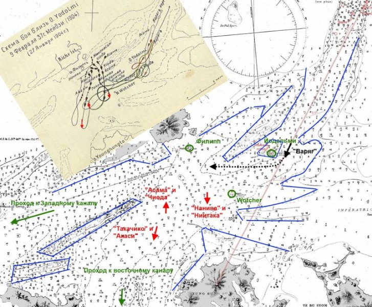 Крейсер "Варяг". Бой у Чемульпо 27 января 1904 года. Ч. 16. Кульминация