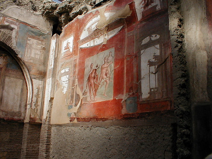 Как выглядел древнеримский город Геркуланум, погребенный под лавой Везувия